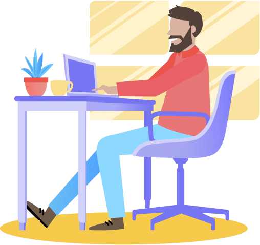 Hombre trabajando