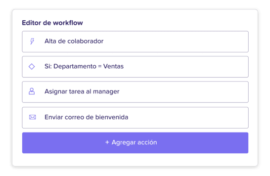 Crea flujos de trabajo sin depender de desarrollo