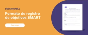 Descargar formato de registro de objetivos SMART