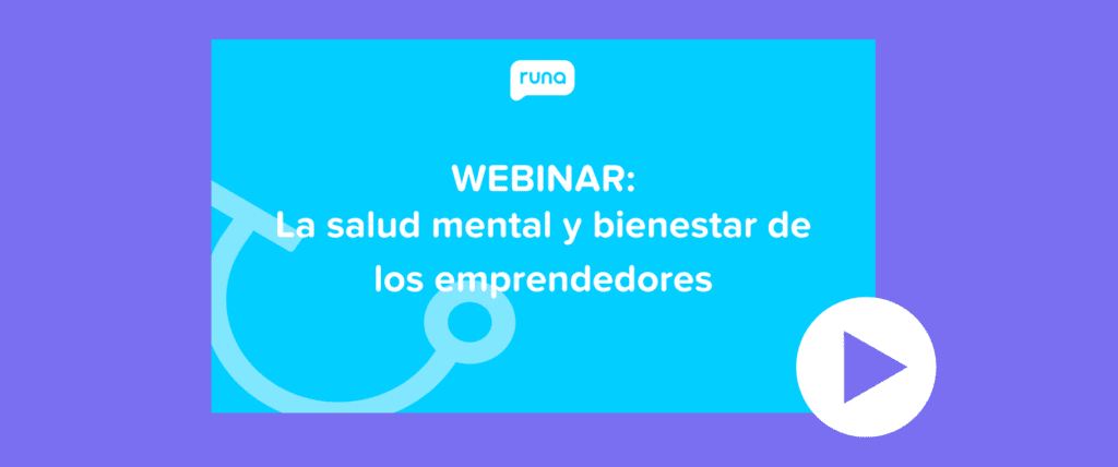 webinar la salud mental y el bienestar de los emprendedores