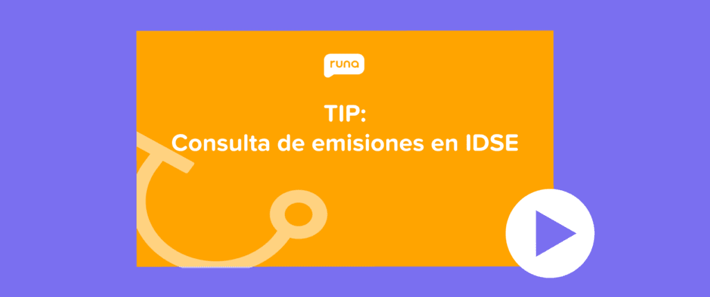 Consulta de emisiones en IDSE tip runa
