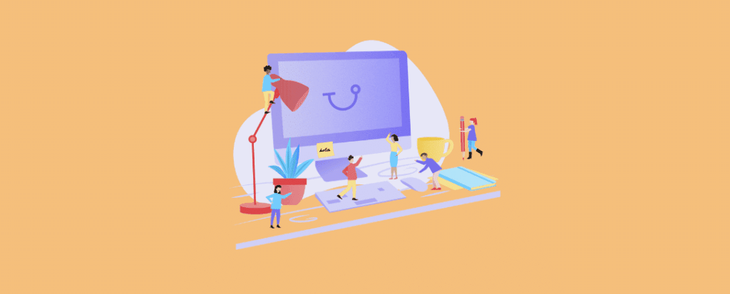 personas trabajando en una computadora