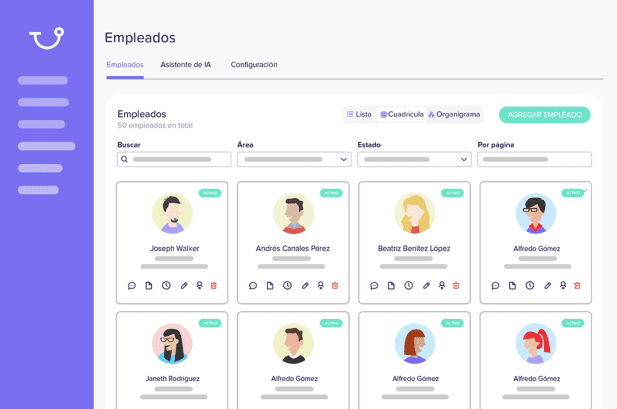 View the employee directory