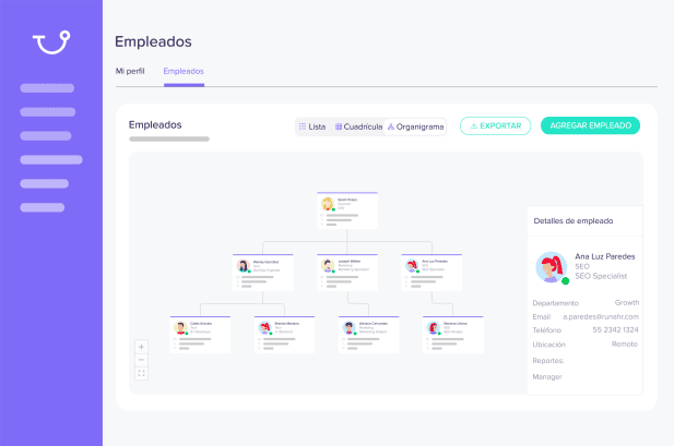 Ver organigrama de la empresa