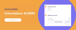 Usar ahora calculadora 4x1000