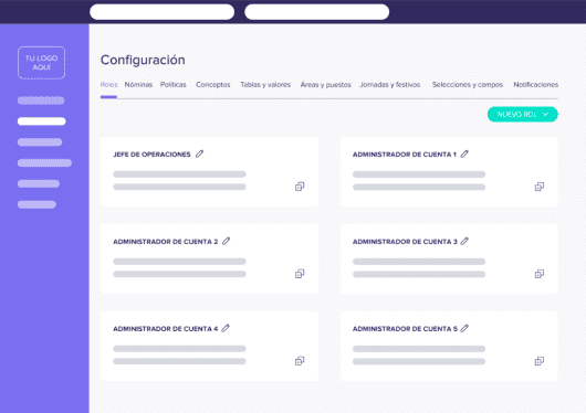 Configuracion roles Runa