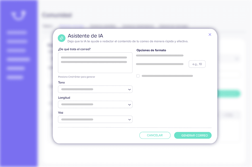 Ative o Assistente de Pesquisas com IA para montar seu questionário