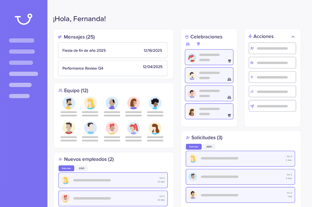 Review the employee message history