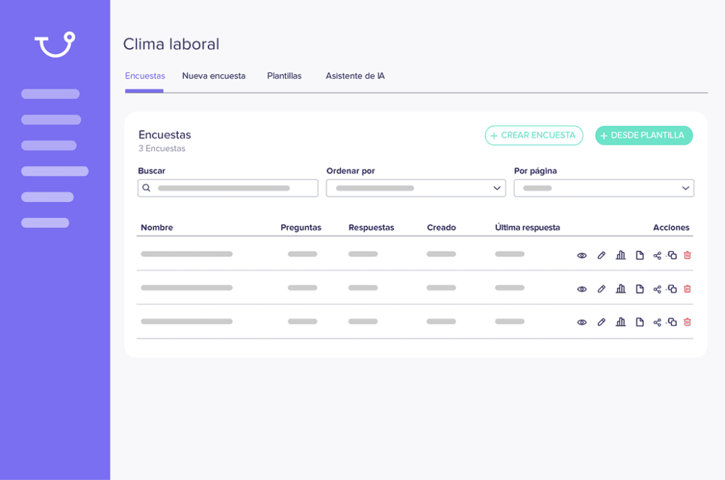 Manage all surveys from our easy-to-use dashboard