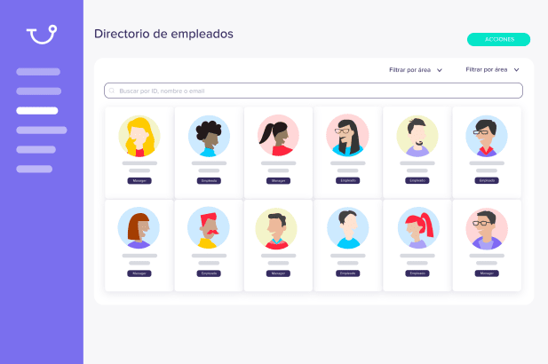El directorio de empleados le pone cara a los nombres