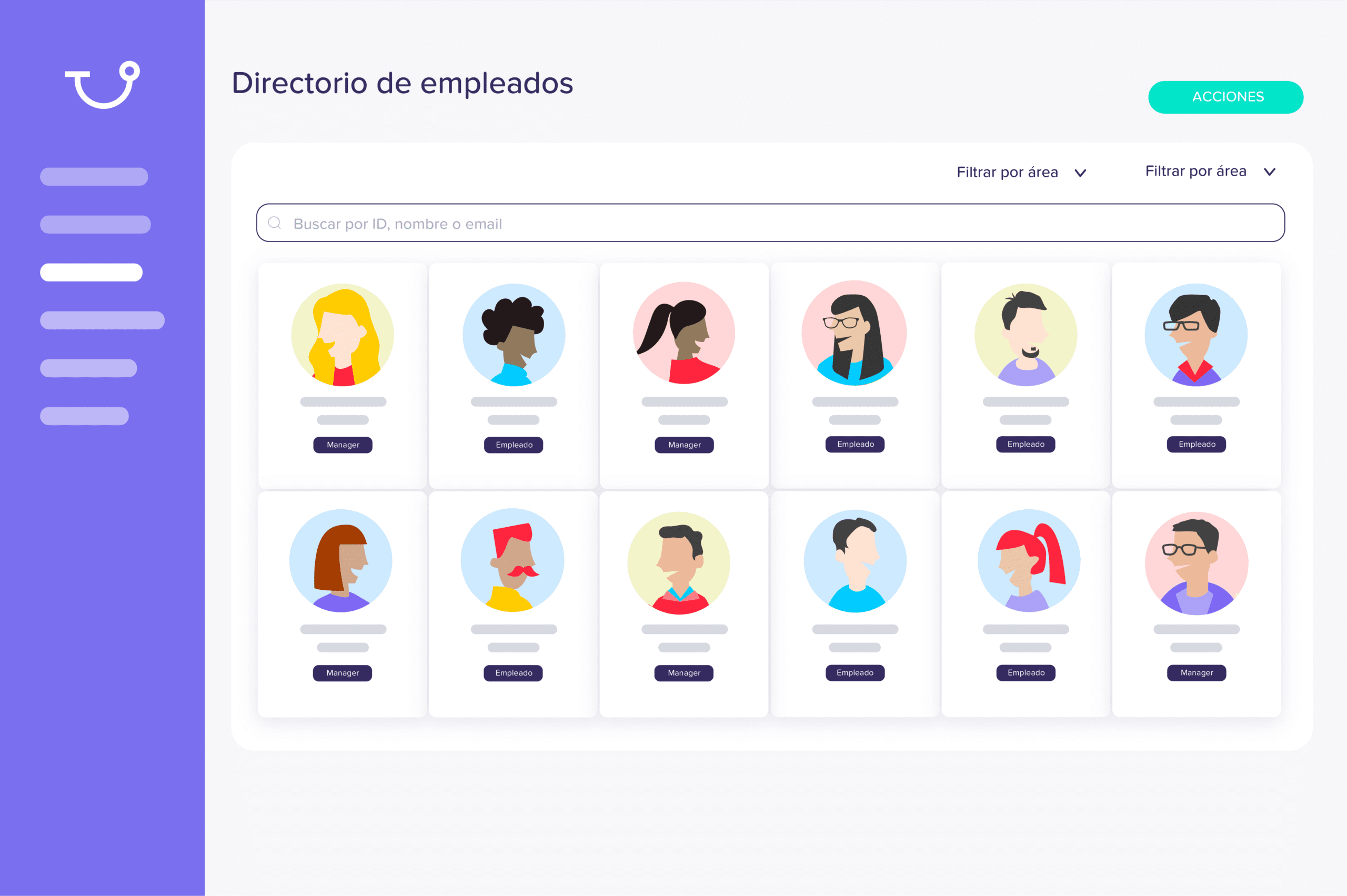 El directorio de empleados le pone cara a los nombres