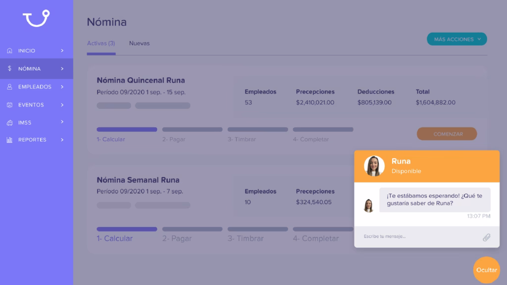 acceder a servicio al cliente runa