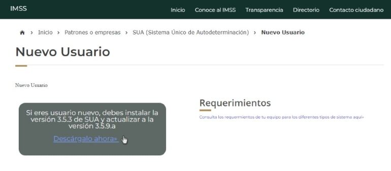 SUA instalacion 1