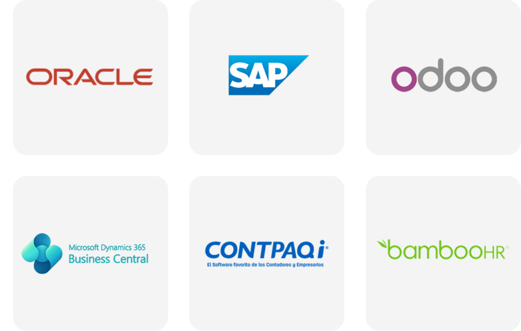 Integraciones que conectan tu operación