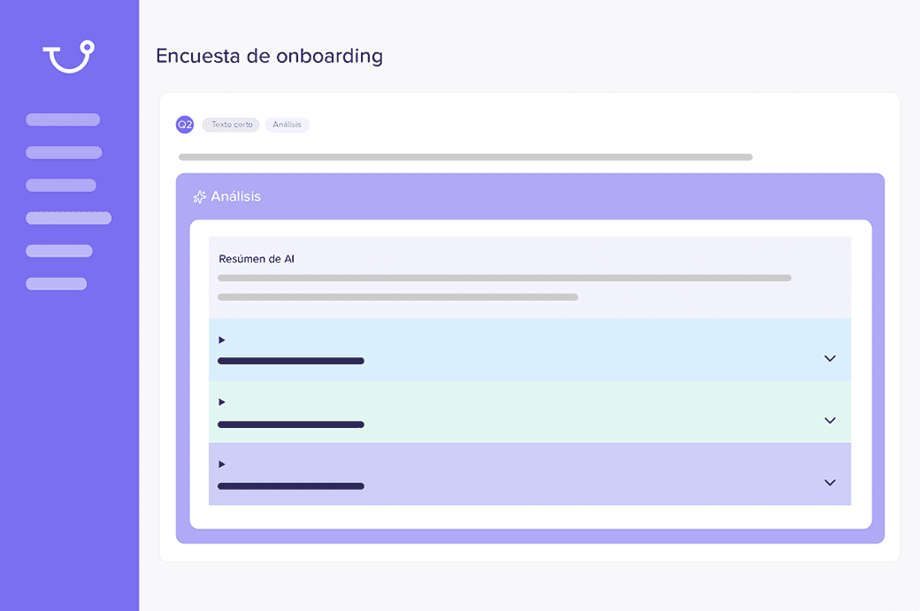 Interpretación de encuestas con IA