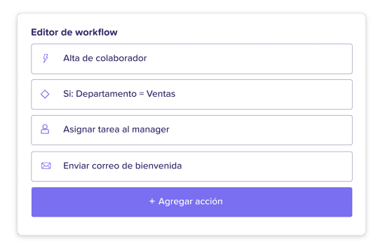 Crea flujos de trabajo sin depender de desarrollo