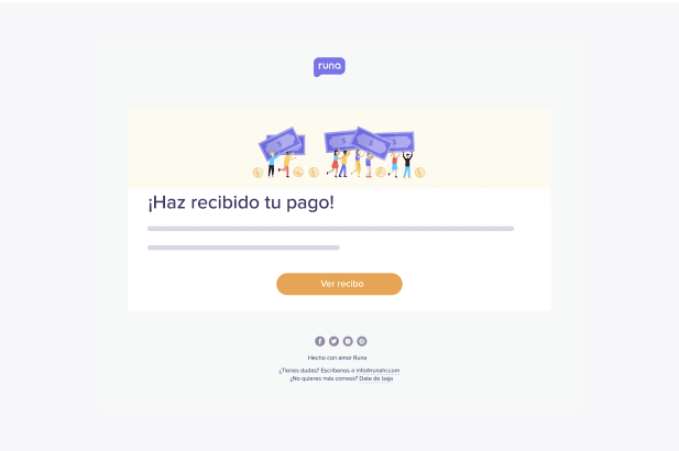 Dispersión y recibos en automático